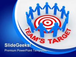 Teams target business powerpoint templates and powerpoint backgrounds 0311
