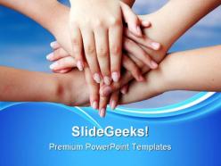 Teamwork02 handshake powerpoint templates and powerpoint backgrounds 0811