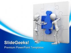 Teamwork03 business powerpoint templates and powerpoint backgrounds 0411