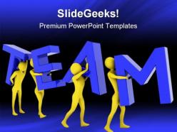 Teamwork07 business powerpoint templates and powerpoint backgrounds 0711