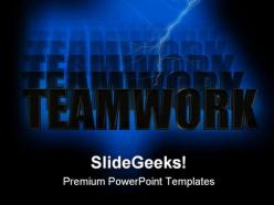 Teamwork abstract powerpoint templates and powerpoint backgrounds 0811