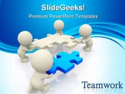 Teamwork business powerpoint templates and powerpoint backgrounds 0511