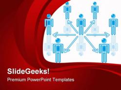Teamwork communication powerpoint templates and powerpoint backgrounds 0611