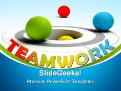 Teamwork concept leadership powerpoint templates and powerpoint backgrounds 0311