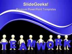 Teamwork people powerpoint templates and powerpoint backgrounds 0511