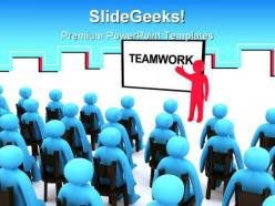 Teamwork seminar01 business powerpoint templates and powerpoint backgrounds 0811