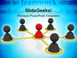 Teamwork unity leadership powerpoint templates and powerpoint backgrounds 0411
