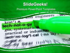 Technology business powerpoint backgrounds and templates 1210