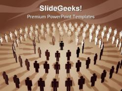 The boss unity people powerpoint templates and powerpoint backgrounds 0811