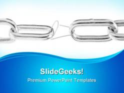 The weakest link business powerpoint templates and powerpoint backgrounds 0711