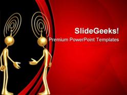 Thought transmission people powerpoint templates and powerpoint backgrounds 0811