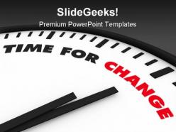 Time for change future powerpoint templates and powerpoint backgrounds 0311