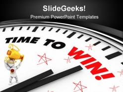 Time to win success powerpoint templates and powerpoint backgrounds 0211