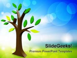 Tree nature powerpoint templates and powerpoint backgrounds 0211