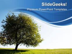 Tree nature powerpoint templates and powerpoint backgrounds 0511