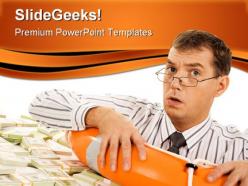 Trouble man business powerpoint templates and powerpoint backgrounds 0511