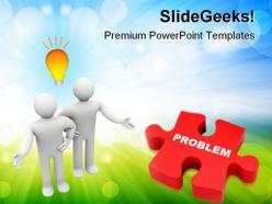 Troubleshooting problem business powerpoint templates and powerpoint backgrounds 0511