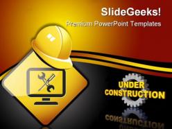 Under construction01 architecture powerpoint templates and powerpoint backgrounds 0611