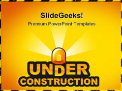 Under Construction02 Architecture PowerPoint Templates And PowerPoint Backgrounds 0811
