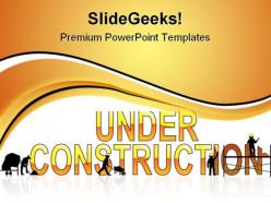 Under Construction05 Architecture PowerPoint Templates And PowerPoint Backgrounds 0811