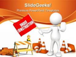Under construction06 architecture powerpoint templates and powerpoint backgrounds 0811