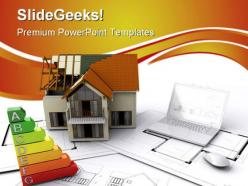 Under construction real estate powerpoint templates and powerpoint backgrounds 0511