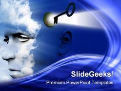 Unlock your mind future powerpoint templates and powerpoint backgrounds 0211