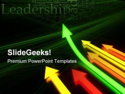 Up arrows leadership powerpoint templates and powerpoint backgrounds 0711