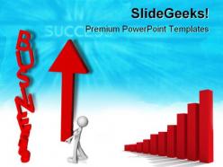 Up graph business powerpoint templates and powerpoint backgrounds 0711