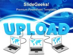 Upload computer network powerpoint templates and powerpoint backgrounds 0111