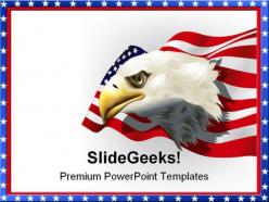 Us patriotic theme americana powerpoint templates and powerpoint backgrounds 0811