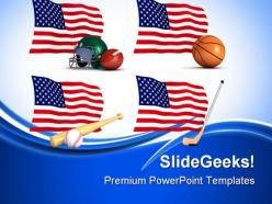 Us sports americana powerpoint templates and powerpoint backgrounds 0811