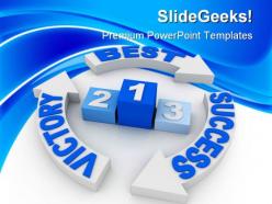 Victory success powerpoint templates and powerpoint backgrounds 0811