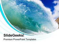 Wave01 nature powerpoint templates and powerpoint backgrounds 0811