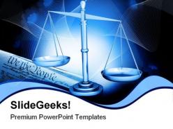 Weight scale law powerpoint templates and powerpoint backgrounds 0311