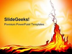 Wild Fire Abstract PowerPoint Templates And PowerPoint Backgrounds 0411