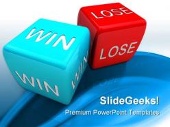 Win or lose business powerpoint templates and powerpoint backgrounds 0211