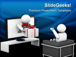 Win Tv Contest Entertainment PowerPoint Templates And PowerPoint Backgrounds 0211