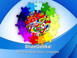 World diversity global powerpoint templates and powerpoint backgrounds 0311
