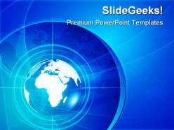 World globe earth powerpoint backgrounds and templates 1210