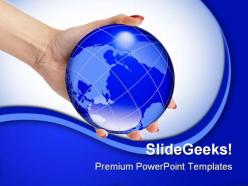 World in hand global powerpoint templates and powerpoint backgrounds 0311