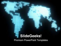 World map business powerpoint templates and powerpoint backgrounds 0611