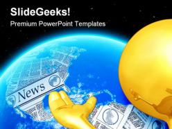 World News Global PowerPoint Templates And PowerPoint Backgrounds 0711