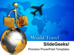 World Travel Business PowerPoint Templates And PowerPoint Backgrounds 0811