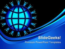 World wide web global powerpoint templates and powerpoint backgrounds 0411