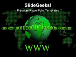 Www binary world globe powerpoint templates and powerpoint backgrounds 0511