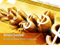 Year planner business powerpoint templates and powerpoint backgrounds 0211