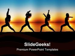 Yoga health powerpoint templates and powerpoint backgrounds 0711