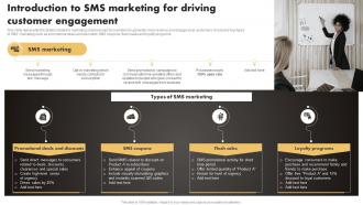 Q1029 SMS Marketing Techniques Introduction To SMS Marketing For Driving Customer Engagement MKT SS V