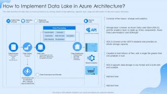 Q242 Data Lake Formation How To Implement Data Lake In Azure Architecture